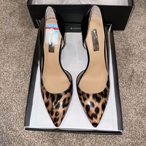 INC high heels leopard ombré size 8
